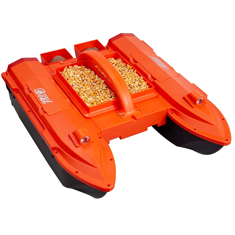 Fish Finder Gps - ヨーロッパ、アメリカ、オレンジ、JABO5CG、2つの6.4V 4ホッパーシロ、GPSソナー魚群探知機、大型釣り用デュアルハルベイトボート、Jabo 5 5cg