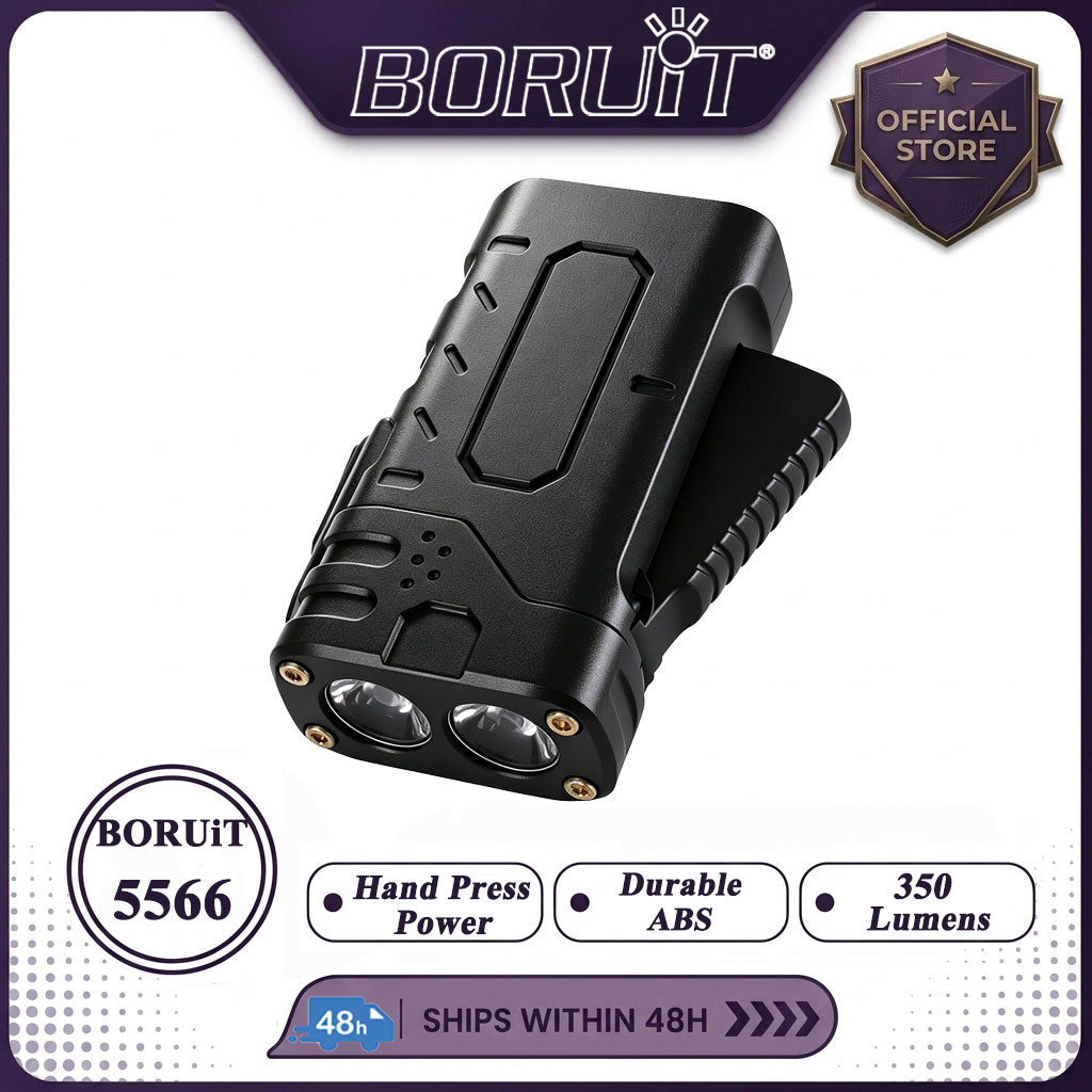 Fishing Light - BORUIiT ハンドクランク EDC LED フラッシュライト Type-C