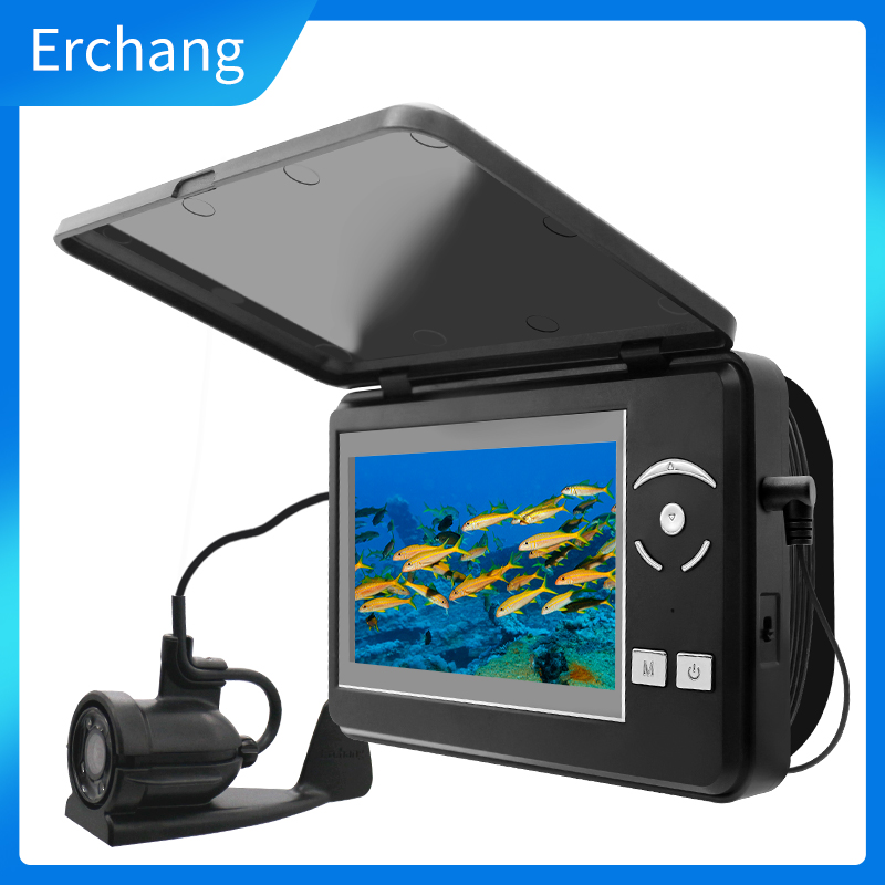 Erchang 魚群探知機水中釣りカメラ 4 デジタルズーム - Fishing Depth Finder のレビューと価格