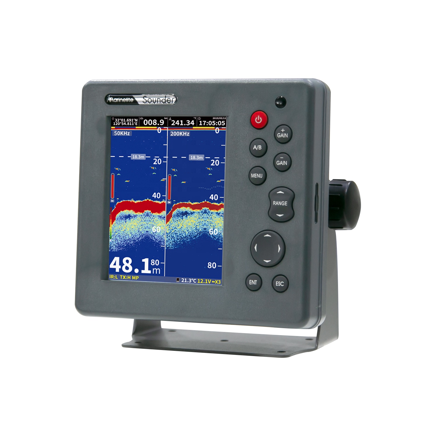 マリネライトボートアクセサリー マリン魚群探知機と深度計 釣 - Fishing Depth Finder のレビューと価格