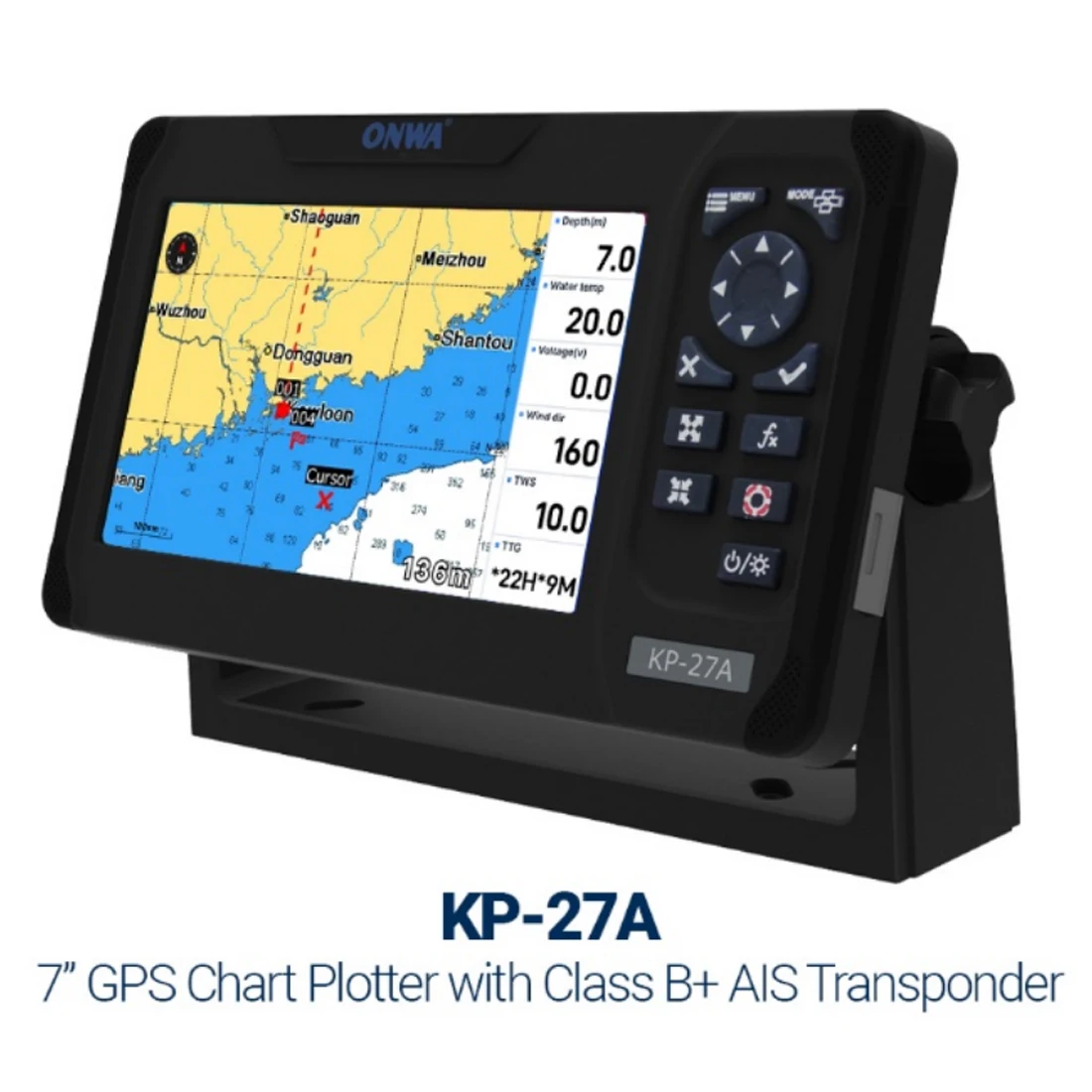 ONWA KP-27A 7インチカラー液晶GPSチャートプロ - Fish Finder Gps のレビューと価格