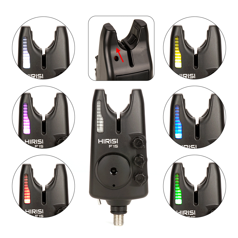 Hirisi F15-4 ワイヤレス鯉釣りバイトアラーム 1 - Bite Alarm のレビューと価格