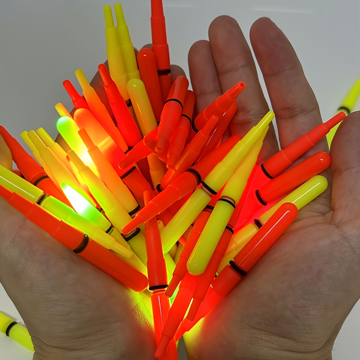 5個入り夜釣り用ロッドライト釣り道具、夜釣り用発光ロッドヘッ - Fish Finder Battery のレビューと価格